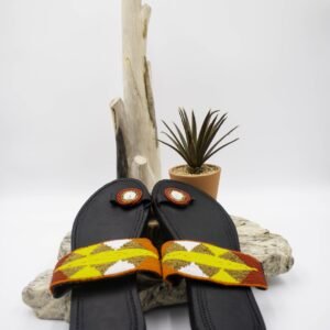 Marsala Beaded Sandals