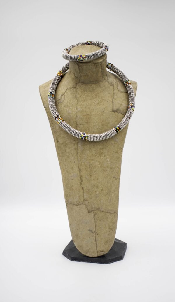 Single Strand Hand Beaded Necklace