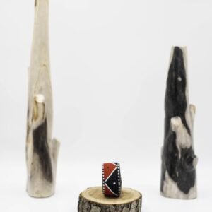 Hand Beaded Leather Bracelet