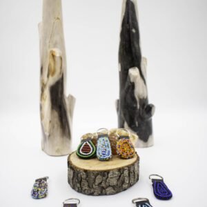 Maasai Beaded Keychain