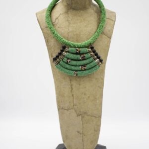 Three Band Beaded Necklace