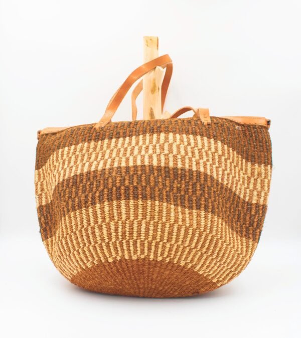 Sahara Striped Kiondo Tote