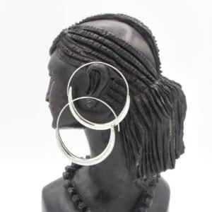 Half Moon Hoop Earrings