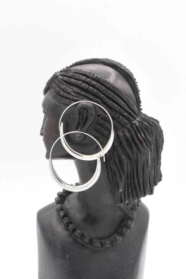 Half Moon Hoop Earrings