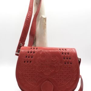 Tunisian Sula Saddle Leather Bag - Small