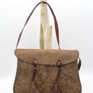 Suede Saddle Bag