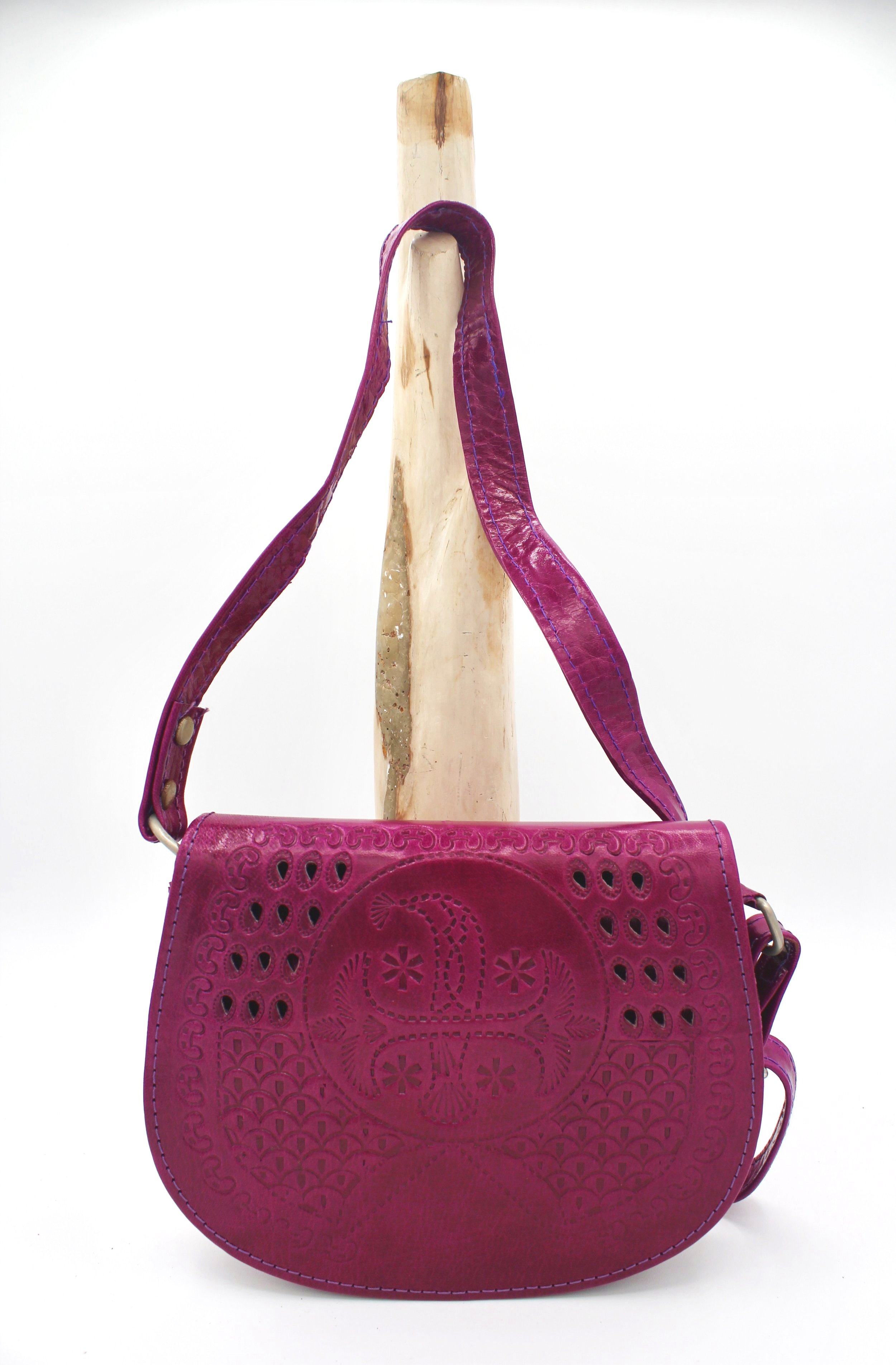 Tunisian Sula Saddle Leather Bag – Small