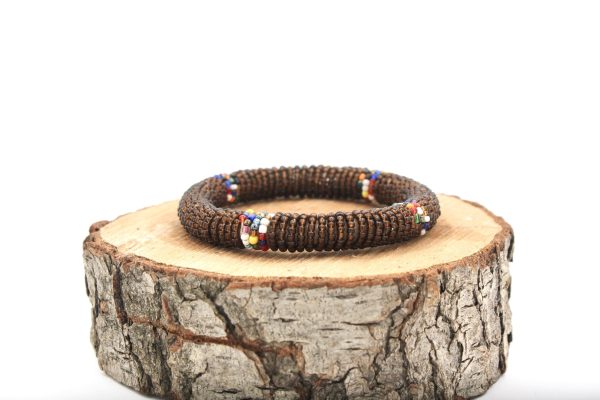 Hand Beaded Bangle Bracelet