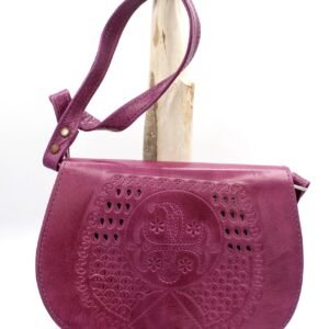 Tunisian Sula Saddle Leather Bag - Large