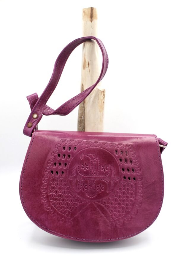 Tunisian Sula Saddle Leather Bag – Large