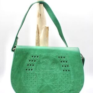 Tunisian Sula Saddle Leather Bag - Large