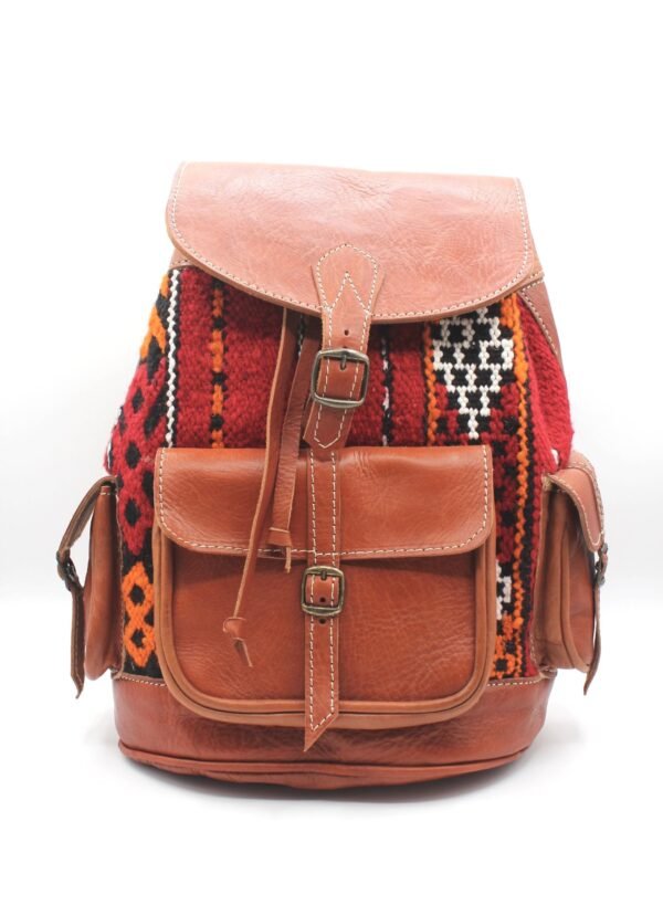 Sahara Souk Sack Leather Backpack